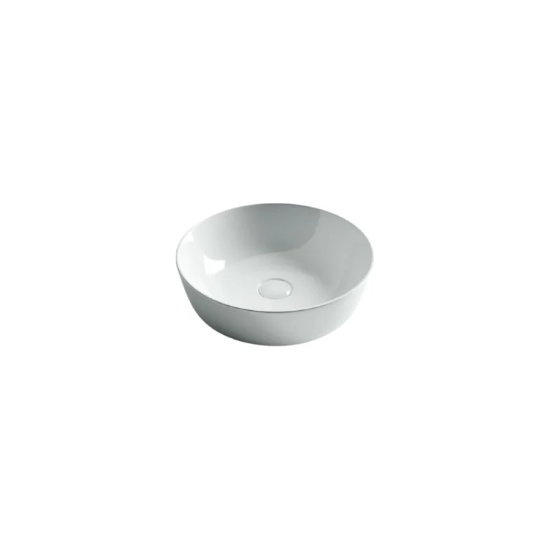 Умывальник чаша Ceramicanova Element накладная, круглая 415х415х135 мм CN6013