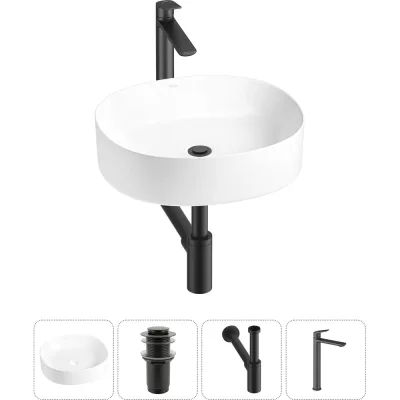 Набор Wellsee 4 в 1 Belle Spa 2.0 накладная раковина 45x42 см 20212530R