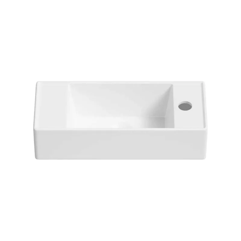 Настенная или накладная раковина Lavinia Boho Bathroom Sink, рукомойник 44х18 см, с отверстием 33311043