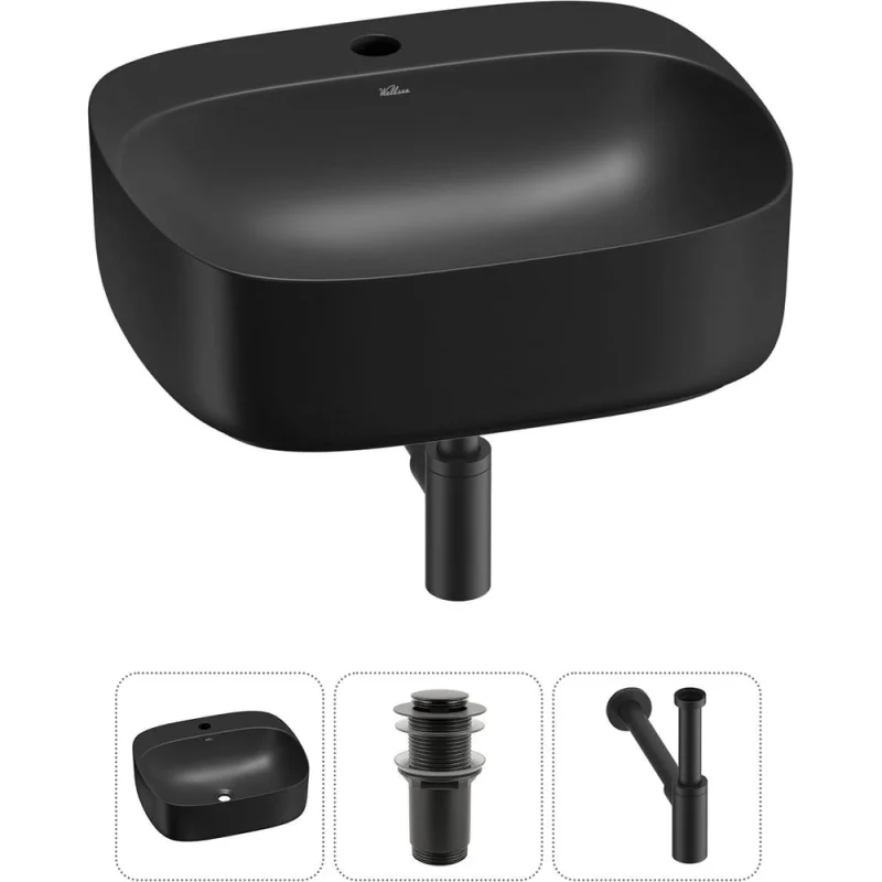 Набор Wellsee 3 в 1 Ideal накладная раковина 50x42 см 20214159R