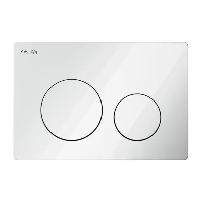 Клавиша для инсталляции AM.PM PrimeFit L пластик, белый глянцевый I090101