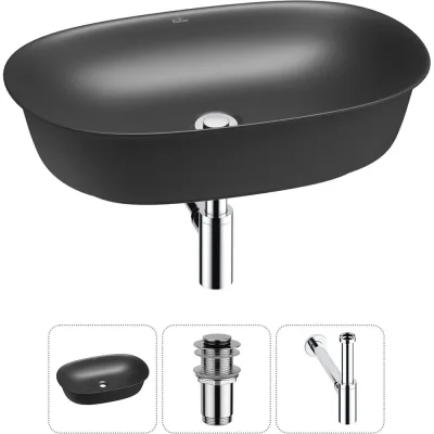 Набор Wellsee 3 в 1 Brillant iCon накладная раковина 60x40 см 20214662R