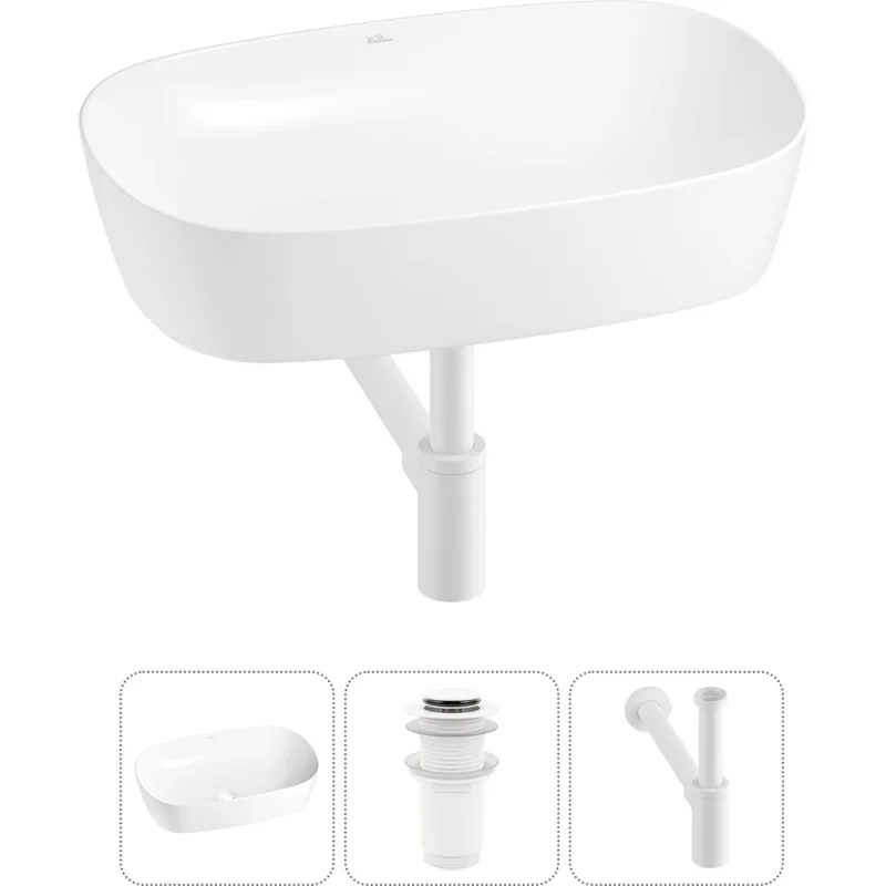 Набор Wellsee 3 в 1 Ground Breaking накладная раковина 50x39 см 20212340R