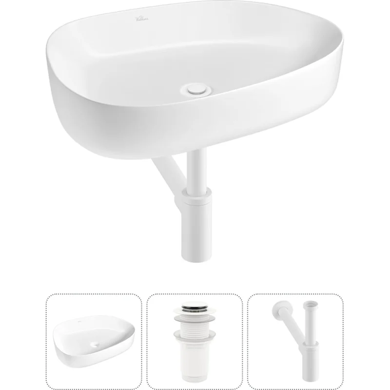 Набор Wellsee 3 в 1 Belle Spa 3.0 накладная раковина 55x40 см 20212724R