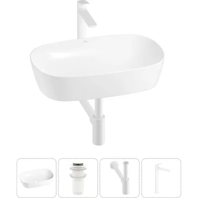 Набор Wellsee 4 в 1 Ground Breaking накладная раковина 50x39 см 20212344R