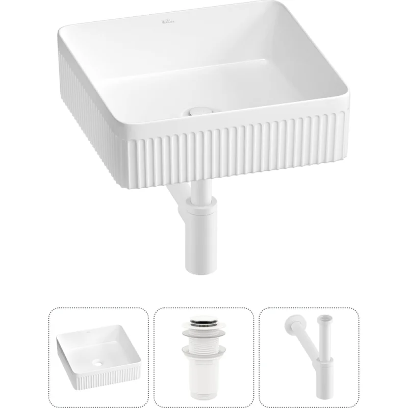 Акционный набор Wellsee 3 в Festive Fox 2.0 накладная раковина 36x36 см 20213489R