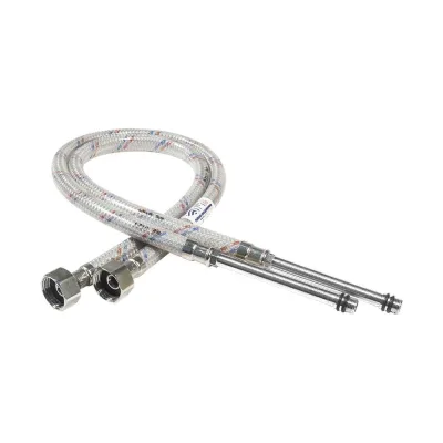 Гибкая подводка для смесителей ЦС, штуцер 106/100 мм, 1/2”хM10 L-50 см, пакет, уп. пара ГП002272