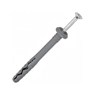 Дюбель-гвоздь Stalmax LDP-G 6х50 грибовидный бортик (арт. 10814) полипропилен (уп. 50 шт) 10814-023