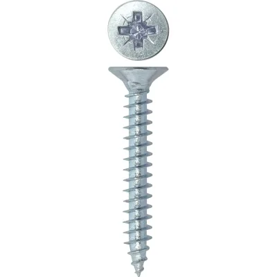 Универсальный саморез Rizzel Pz 6,0x50 белый цинк 2500 шт 00-00464037
