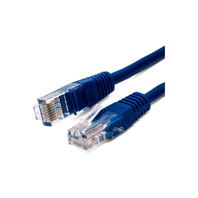 Кабель патч-корд U/UTP 5e кат. 1м Filum FL-U5-1M-BL 26AWG(7x0.16 мм), омедненный алюминий (CCA), PVC, синий, 00-00872952