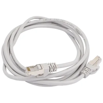 Патч-корд ЭРА Simple PC-2F-A F/UTP категория 5e, длина 2 метра, экранированный, серый, Б0051382