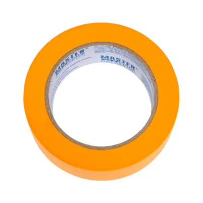 Малярная лента MASTER COLOR золотистая, рисовая бумага, термостойкая до 120C, 36 мм х 50 м 30-6126