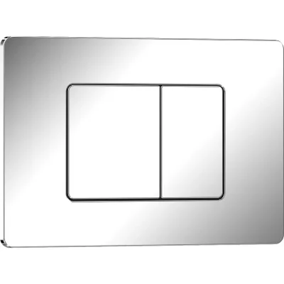 Клавиша смыва Iberica Blanca INOX-C 246x165 мм, хром глянцевый, нержавеющая сталь IB.B011.003.001