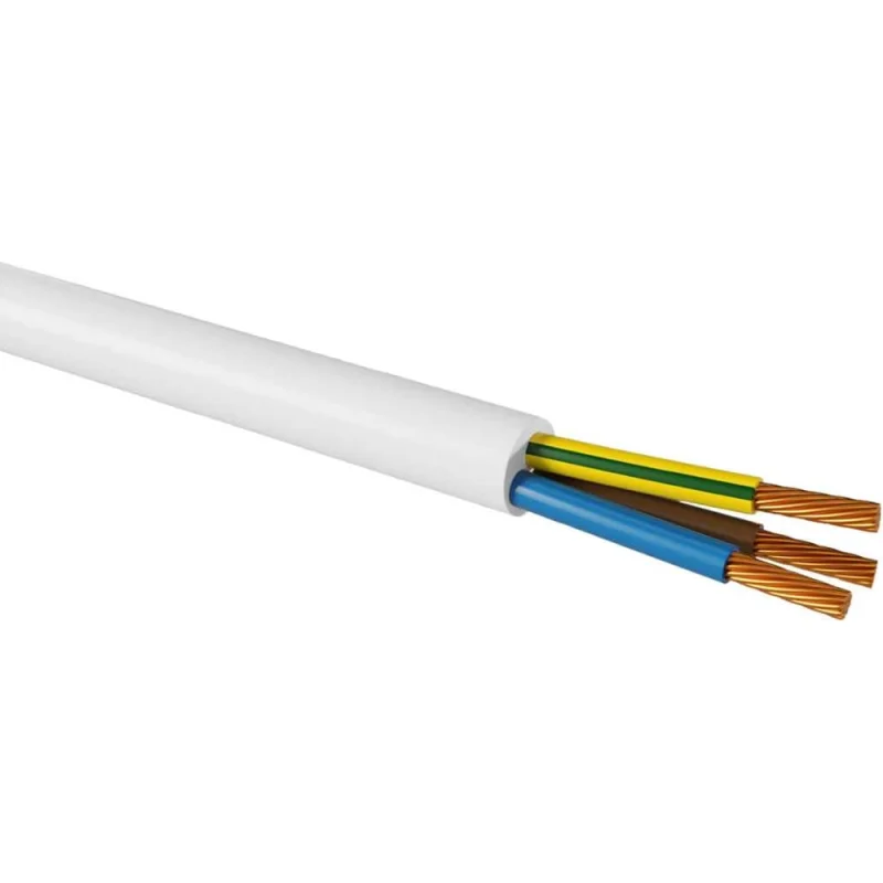 Провод TDM ELECTRIC ПРКС 3x2,5(N)-0,38 (20м), белый TDM SQ0136-0023