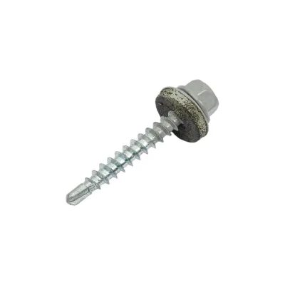 Кровельный саморез КРЕП-КОМП 4,8x35, RAL7004, серый, 250 шт. ск357004кф