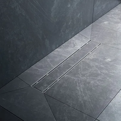 Линейный трап для душа AM.PM PrimeFlow универсальный затвор Tile 50см цвет сталь мат W02SC-U11-050-04SB