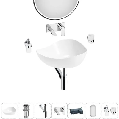 Набор Wellsee 6 в 1 Nexus Flex накладная раковина 50x39 см 20218639R