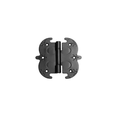 Петля фигурная DOMART 130x140 кованая, черный серия Кострома 4660046004392