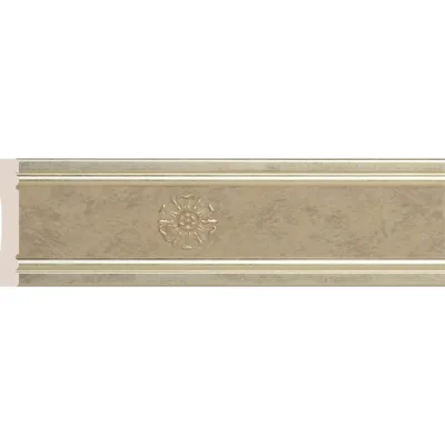 Молдинг Cosca Decor 80-5 Розетка интерьерный багет, платина СПБ051703