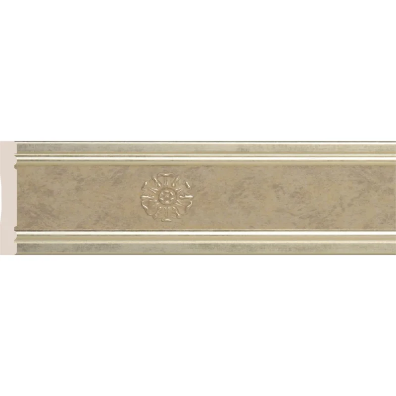 Молдинг Cosca Decor 80-5 Розетка интерьерный багет, платина СПБ051703