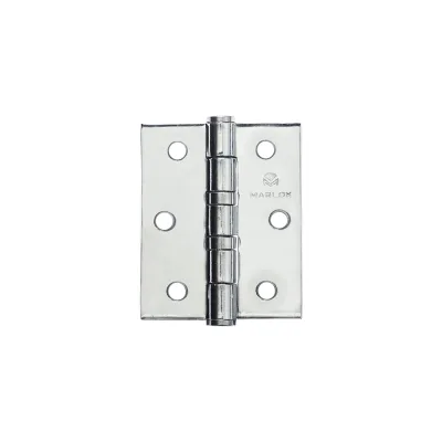 Петля дверная Marlok 75x62x2,5 CP, хром, 2 шт 005617