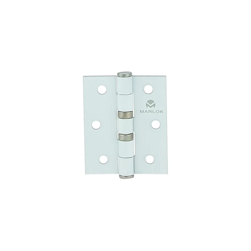 Петля дверная Marlok 75x62x2,5 WW, белый, 2 шт 005613