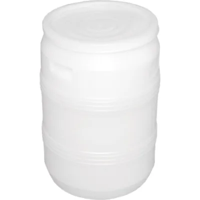 Бочка п/э 50л с крышкой белая Тара.ру 00230