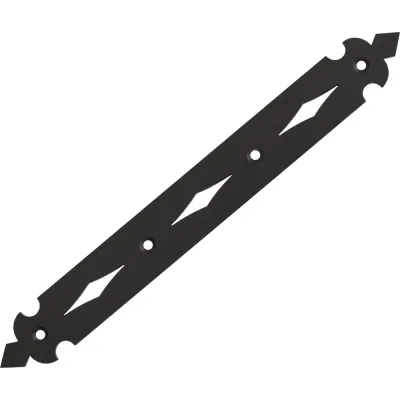 Пластина декоративная DOMART "Готика" 300x35 черный 4660046021764