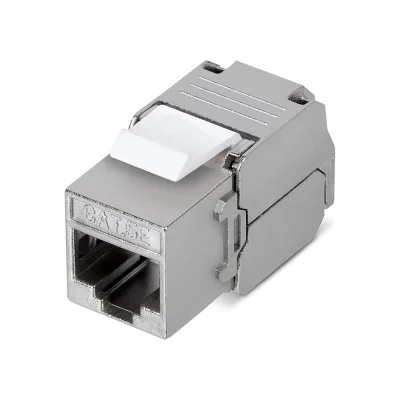 Модуль Keystone Jack RJ-45 CAT 5e REXANT экранированный 110 IDC тип 180 градусов, самозажимной 02-0071