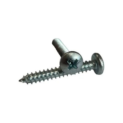 Саморез с полукруглой головкой ZAMETAL 5,5x90 мм, крест шлиц, DIN 7981, цинк, 100 шт. ZA100312