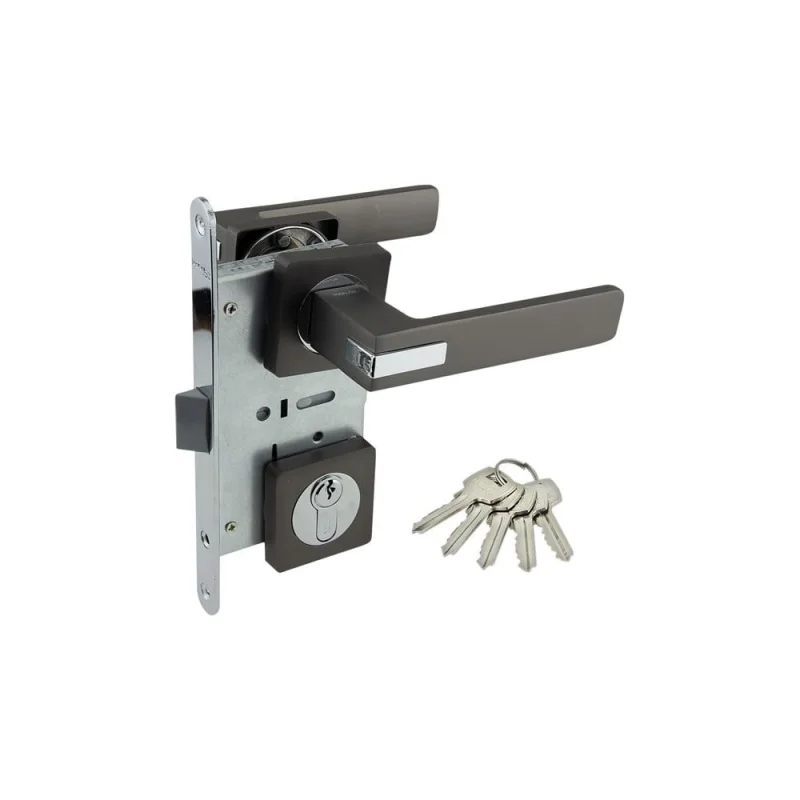 Замок врезной MARLOK 85/5291-ЦМ60 межосевое 85 мм (Тип 4) GF (графит) 035237