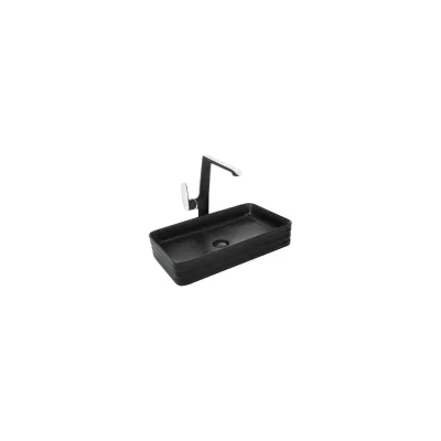 Накладная раковина WeltWasser WW ELBACH матовая черная, 675х380х120 2250 MB 10000004557