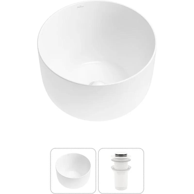 Набор Wellsee 2 в 1 Fontenay Paris накладная раковина 39x39 см 20214058R