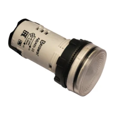 Индикатор Briswik светодиодный АД-22 белый 220В AC/DC IP65 22AC/DC220V1.BR
