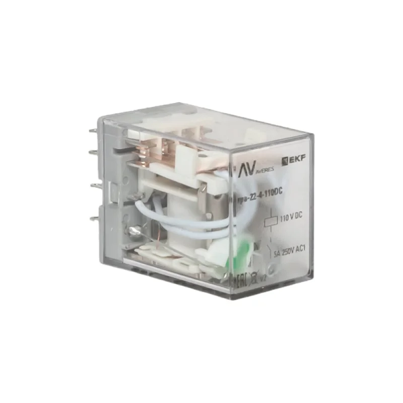 Реле промежуточное EKF RPA 22/4 5A 110В DC AVERES rpa-22-4-110DC
