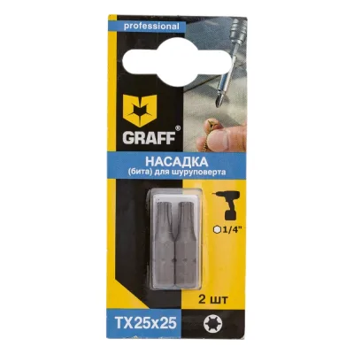 Бита GRAFF TX 25x25 мм 33525 332525