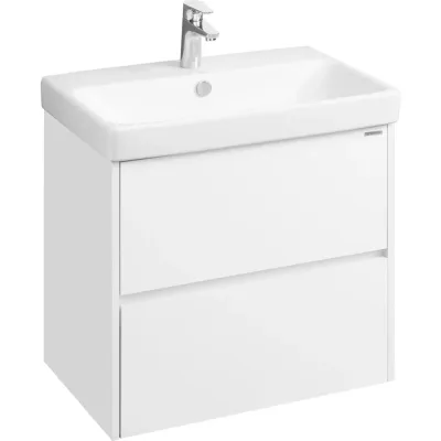 Тумба AQUATON Сканди 80 с раковиной Адриана 80, цвет Белый 1A2830V0SD010