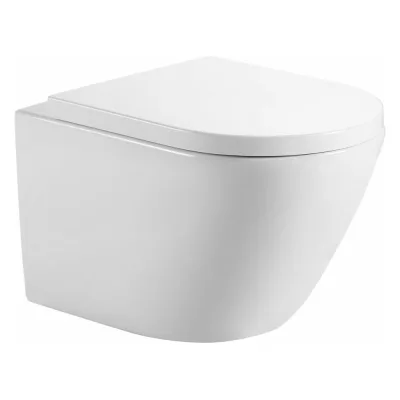Унитаз с сидением Aquanet ZVEZDA -2 Soft Close -SLIMSEAT подвесной00303978 00303978