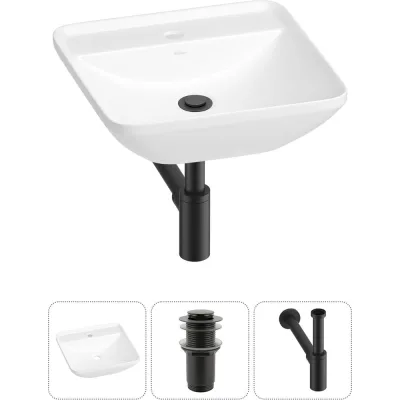 Набор Wellsee 3 в 1 Cute Twin S накладная раковина 43x43 см 20213359R