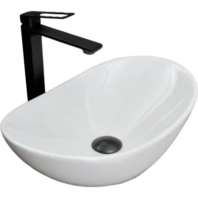 Раковина накладная Gid N9133 белая 48x30.5x14.5 51201