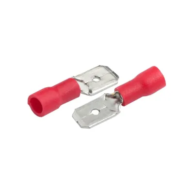 Разъем General Lighting Systems РпИп 1,25-5-0,8 (плоский) "папа" GRIP-1,25-4,75 Красный, 100 штук 475723