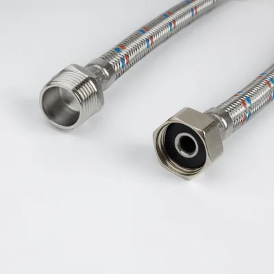 Гибкая подводка IDDIS F1/2xM1/2, SS304, латунь, 1,5 м, , 926BBS15ZP