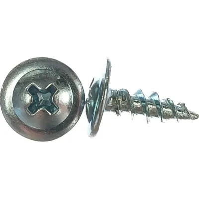 Саморез с прессшайбой Крепстор 4,2х32 Daxmer Pro цинк, 100 шт. 4665317061623