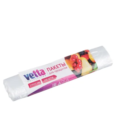 Пакеты для продуктов VETTA тм, 22x33см, 100шт 438-129