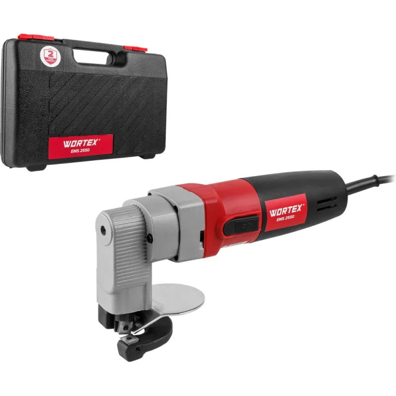 Ножницы листовые WORTEX EMS 2550 в чемодане 500 Вт, 1800 ход./мин., 2.55 кг 1334478