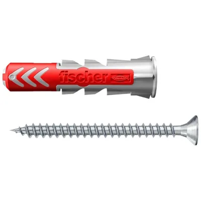 Дюбель универсальный Fischer DuoPower 5x25 мм нейлон с шурупом (18 шт.)