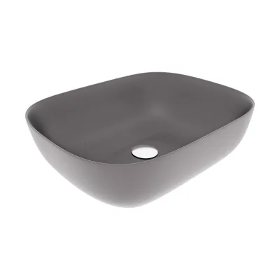 Раковина Teymi Solli 50 artceramic, накладная, Графит Матовая T50391 ЦБ-00269462