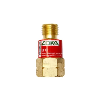 Клапан обратный на резак/горелку Дока КГО горючий газ М12x1,5LH DK.1430.02867
