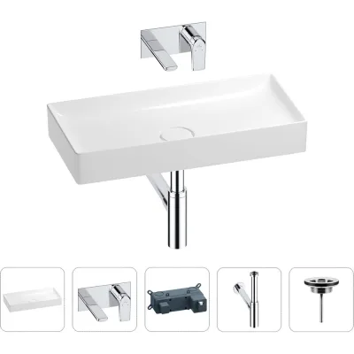 Раковина для ванной Wellsee Pure BY в наборе 4в1 201002771