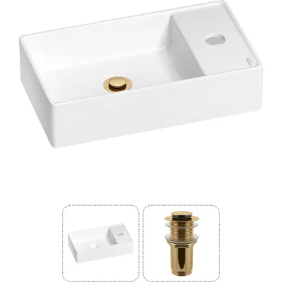 Мини-раковина для ванной комнаты или туалета Wellsee WC Area в наборе 2 в 1 20213612R